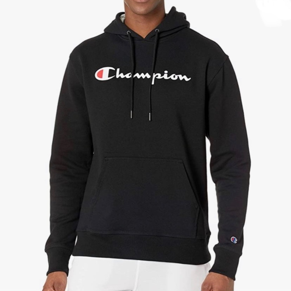 NEW Champion Men’s Graphic Powerblend Fleece Hoodie